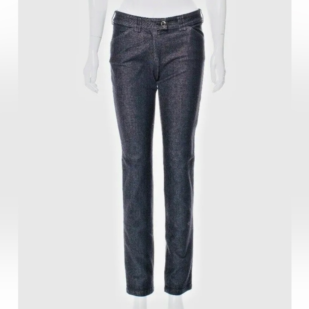 Balenciaga Women Mid-Rise Straight-Leg Black Denim Jeans Size US 28 FR 38 NWT